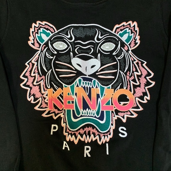 SOLD ON DEPOP KENZO Paris Tiger Women’s Sweatshirt - Picture 3 of 4